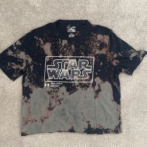 UA Cropped and Bleached StarWars Tee